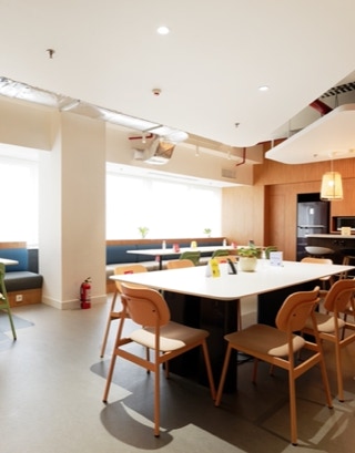 office fitting out custom furniture at MITJ smart office Head Quarter